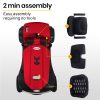 EQUIPMED Mobility Scooter Electric Motorized Ride On E-Scooter for Elderly Older Adult Handicap Aid – Red