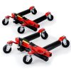 T-REX Vehicle Positioning Jacks Hydraulic – 2 x 12 Wheel Dolly Car Go Jack Pair