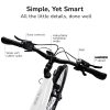 VALK Metro TR 5 + Electric Hybrid Bike, Gen II, Mid-Drive – Large, White