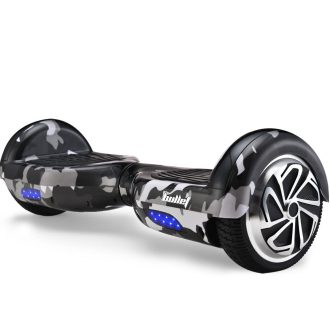 BULLET Electric Hoverboard Scooter 6.5 Inch Wheels, Colour LED Lighting, Carry Bag, Gen III