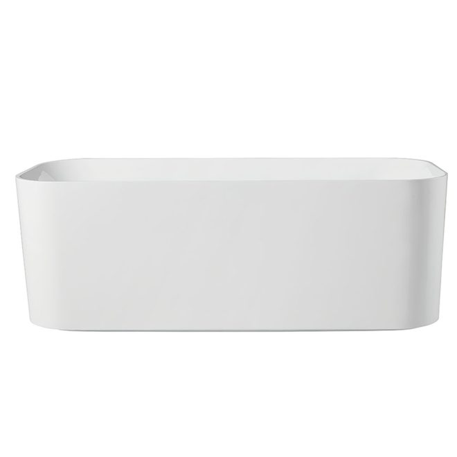 MARBELLA Bathtub Acrylic Freestanding Bath Tub Gloss White 1750x800x633mm