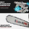 Baumr-Petrol Chainsaw Arborist Tree Pruning Garden Chain Saw – AG 38CC