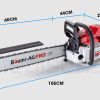 BAUMR-AG Petrol Commercial Chainsaw 24 Bar E-Start Chain Saw Top Handle Pruning