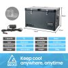 GECKO Dual Zone Portable Fridge / Freezer, SECOP Compressor, for Camping, Car, Caravan – 75L