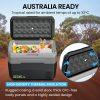 GECKO Portable Fridge Freezer 12V/24V/240V for Camping, Car, Caravan, Boats – 40L