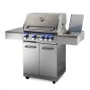 EuroGrille Outdoor BBQ Grill Barbeque Gas Stainless Steel Kitchen Commercial – 5 Burner