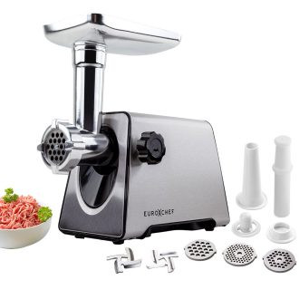 EuroChef Meat Grinder Electric Stainless Steel Mincer Sausage Kebbe Maker