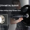 20kg 2.2m Olympic Barbell Bar 700lb w/ Collars & Weight Plates – Gym Fitness