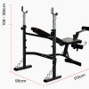 PROFLEX Weight Bench Workout Gym Press Adjustable Home Lifting Fitness Incline