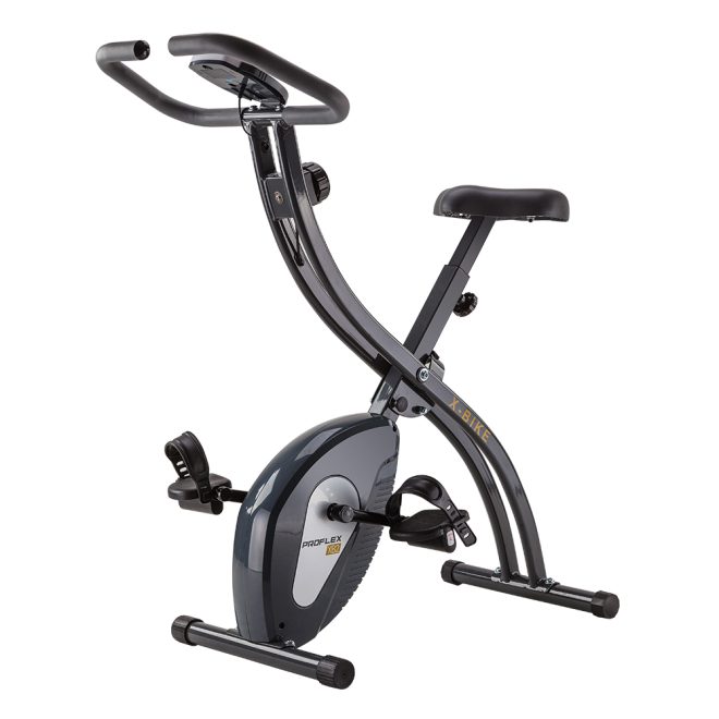 PROFLEX Folding Magnetic Exercise X-Bike – Bicycle Cycling Flywheel Fitness