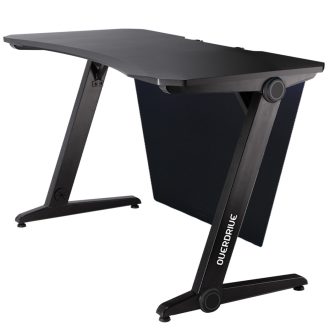 OVERDRIVE Gaming Desk 120cm PC Table Setup Computer Carbon Fiber Style