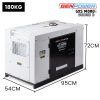 Portable Diesel Generator GenPower 8.4kW Peak Single Phase Key Start 460cc Engine Commercial