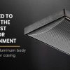 BIO Electric Outdoor Strip Heater Patio Radiant Ceiling Wall Mounted 2 X 2400W