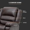 FORTIA Elderly-Friendly Luxury Recliner Chair – Brown