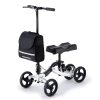 Knee Scooter Walker, Disc Brake – Suspension Bag – Broken Leg Ankle Foot Mobility – Crutches Alternative –