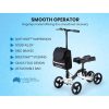 Knee Scooter Walker, Disc Brake – Suspension Bag – Broken Leg Ankle Foot Mobility – Crutches Alternative –