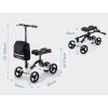 Knee Scooter Walker, Disc Brake – Suspension Bag – Broken Leg Ankle Foot Mobility – Crutches Alternative –