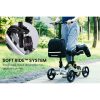 Knee Scooter Walker, Disc Brake – Suspension Bag – Broken Leg Ankle Foot Mobility – Crutches Alternative –