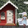 ROVO KIDS Cubby House Wooden Cottage Outdoor Furniture Playhouse Children Toy