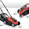 BAUMR-AG 40V Electric Cordless Lawn Mower Kit Battery Powered w/ 2x 2.0Ah Lithium Batteries