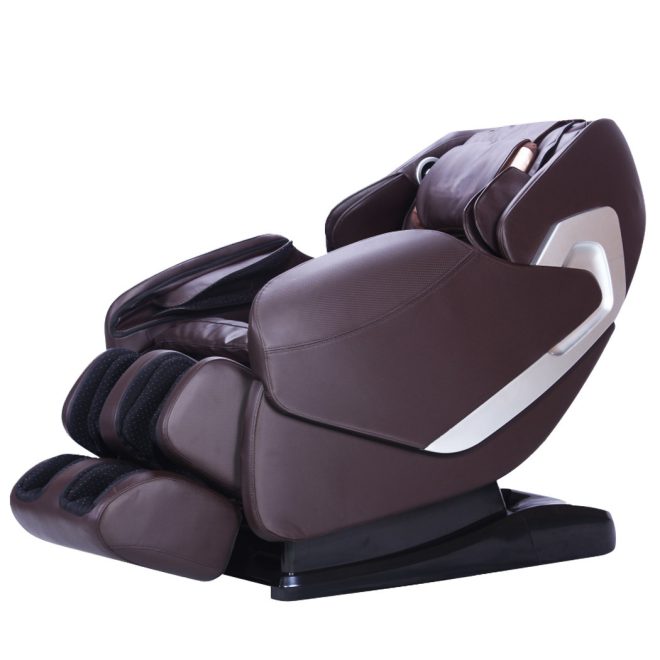 FORTIA Electric Massage Chair Full Body Shiatsu Recliner Zero Gravity Heating Massager, Remote Control. – Dark Crimson