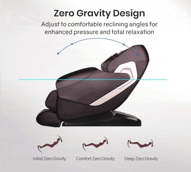 FORTIA Electric Massage Chair Full Body Shiatsu Recliner Zero Gravity Heating Massager, Remote Control. – Dark Crimson