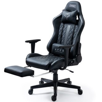 OVERDRIVE Apex Series Reclining Gaming Ergonomic Office Chair with Footrest