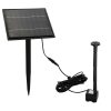 PROTEGE Solar Powered Fountain Submersible Water Pump Panel Kit Garden Pond – 5W