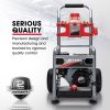 Jet-USA 7HP 4800PSI Petrol High Pressure Washer Cleaner, Water Spray Gun Gurney, 4-Stroke,  Hose – CX760 Gen IV