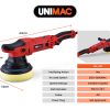 UNIMAC Electric Car Polisher Buffer Dual Action Orbital Polishing Sanding Waxer Sander Machine 720W