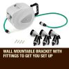 PLANTCRAFT Retractable Garden Water Hose Reel Storage Spray Gun Rewind – 10 M