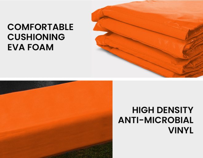 UP-SHOT Replacement Trampoline Safety Pad Padding Orange – 14ft, Orange