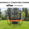 UP-SHOT Replacement Trampoline Safety Pad Padding Orange – 14ft, Orange