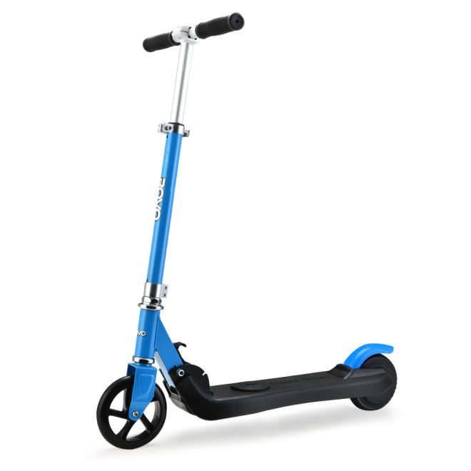 ROVO KIDS Electric Scooter Lithium Ride-On Foldable E-Scooter 125W Rechargeable – Blue