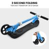 ROVO KIDS Electric Scooter Lithium Ride-On Foldable E-Scooter 125W Rechargeable – Blue