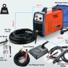 ROSSI 140 Amp 3in1 Multi-process Plasma Cutter GTAW Stick Gas Tungsten Arc Portable Inverter TIG Welder