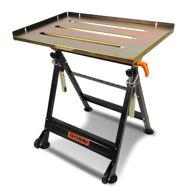 ROSSI Welding Table 150kg Capacity Height and Angle Adjustable