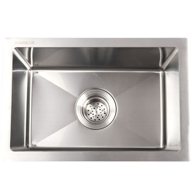 Kitchen Stainless Steel Sink 450mm x 300mm (Silver) AMR-KS-104-LH