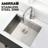 Kitchen Stainless Steel Sink 450mm x 300mm (Silver) AMR-KS-104-LH