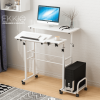 Ekkio Mobile Desk Detachable Sideboard – White