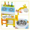 Wooden Kitchen Playset for Kids (Giraffe Shape Kitchen Set) EK-KP-102-MS