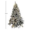 1.8m Christmas Tree with 250 LED Lights Warm White (Snowy) FS-TREE-09