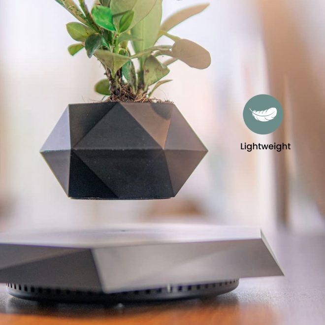 GOMINIMO Magnetic Levitating Plant Pot – Black