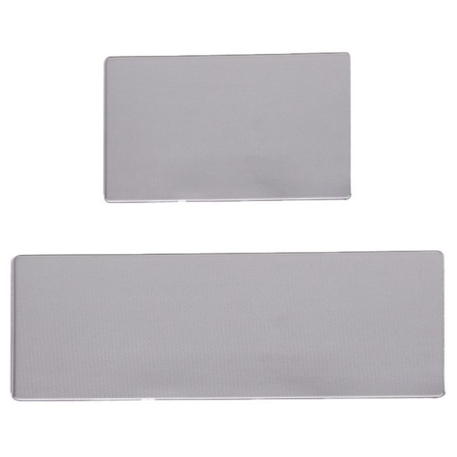 GOMINIMO PVC Kitchen Mat 2pcs Set – Grey