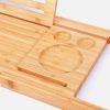 Expandable Bamboo Bathup Caddy Trays