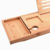 Expandable Bamboo Bathup Caddy Trays