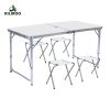 Camping Table 120cm Silver With 4 Chair