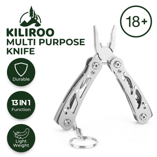 KILIROO Multi Purpose Knife – Silver