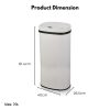 Sensor Bin 70L White Oval