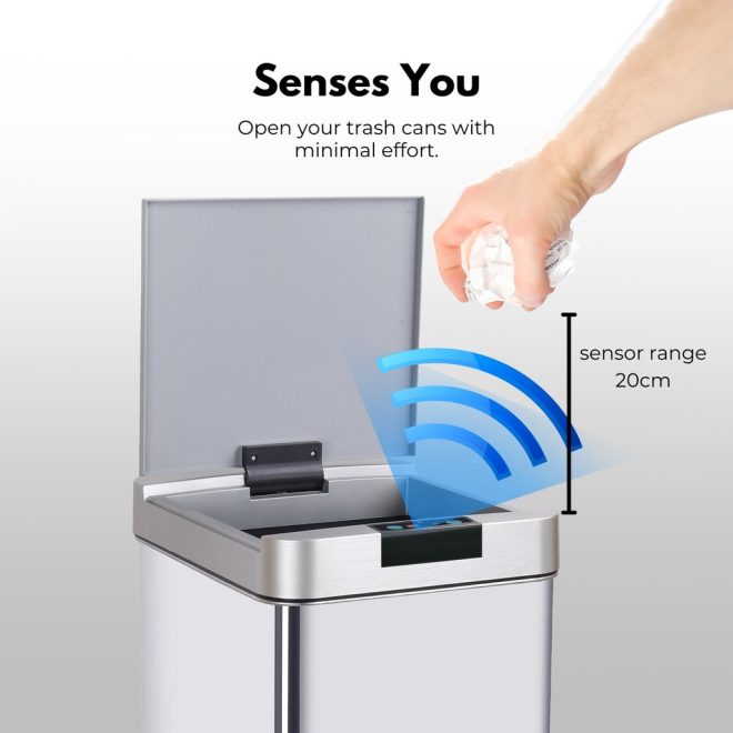 MIRAKLASS Sensor Bin Square – Narrow Silver